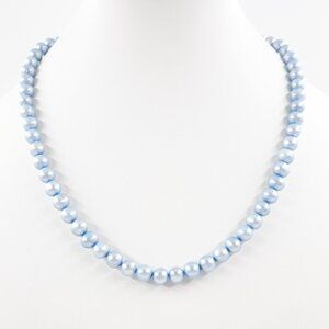 Elegant Blue Pearl Necklace